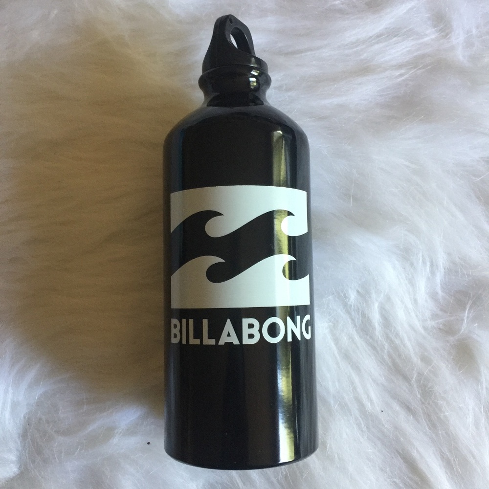 🌺 Billabong Black Single Wall Water Bottle